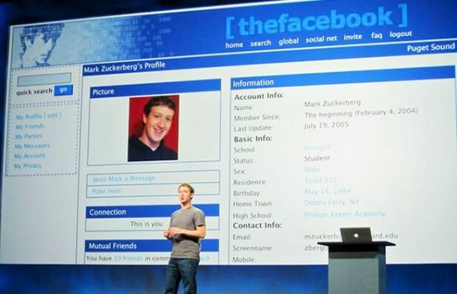 Ετσι ήταν το Facebook όταν πρωτοδημιουργήθηκε το 2004