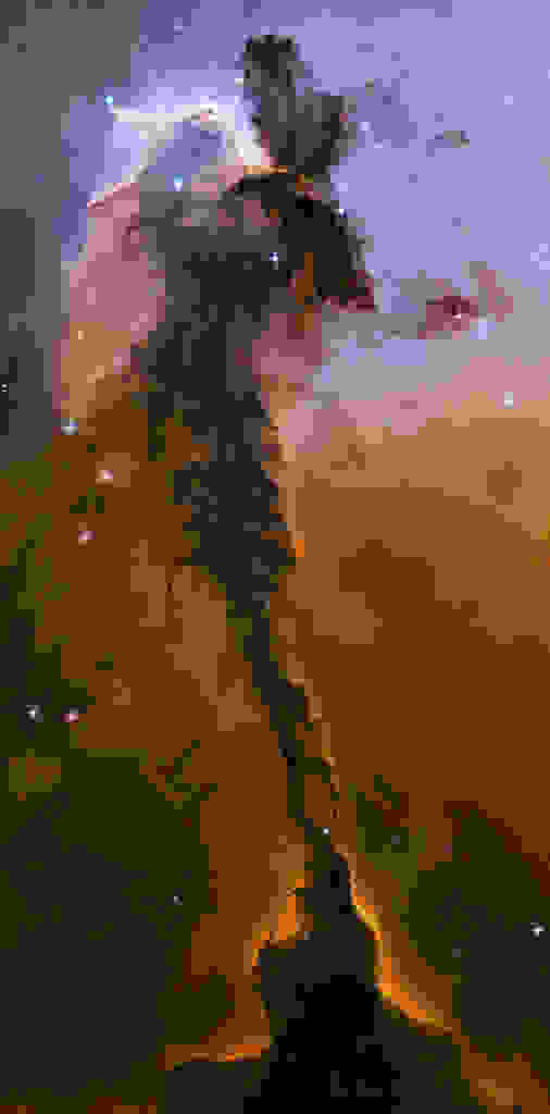 506px-Stellar spire eagle nebula