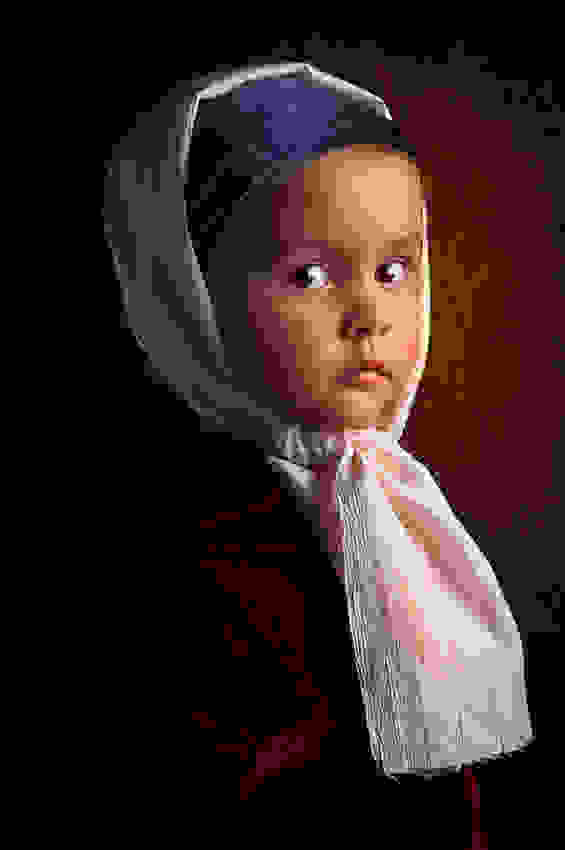 Girl without an earring