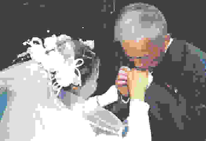 senior couple recreates wedding day 14