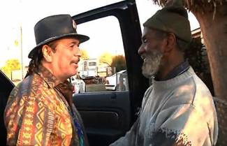 Όταν ο Σαντάνα ξαναβρήκε τον άστεγο ντράμερ του (video)