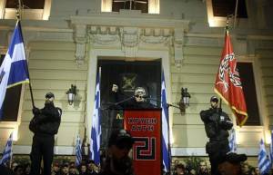 «Μπλόκο» της ΕΛ.ΑΣ στην πορεία της Χρυσής Αυγής