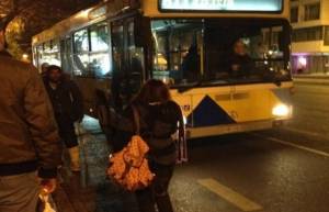 Ο φασισμός στο λεωφορείο Χ14 στο Σύνταγμα