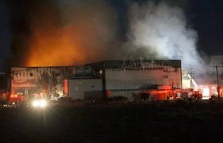 Πυρκαγιά στις αποθήκες της Creta Farms