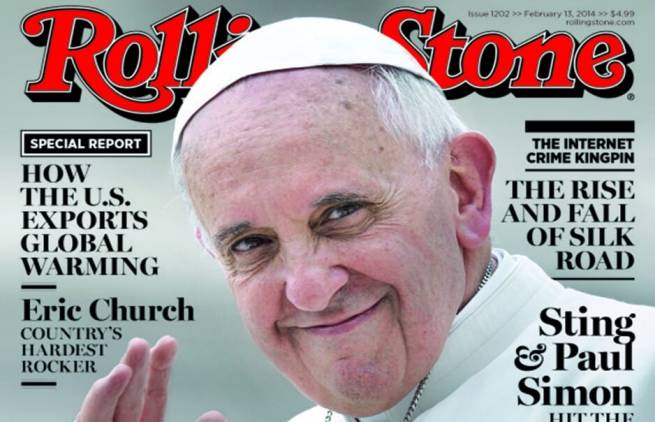 Ο Πάπας εξώφυλλο στο «Rolling Stone»!