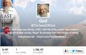 Το Τwitter του... Θεού με 1 εκ. followers τα «σπάει»